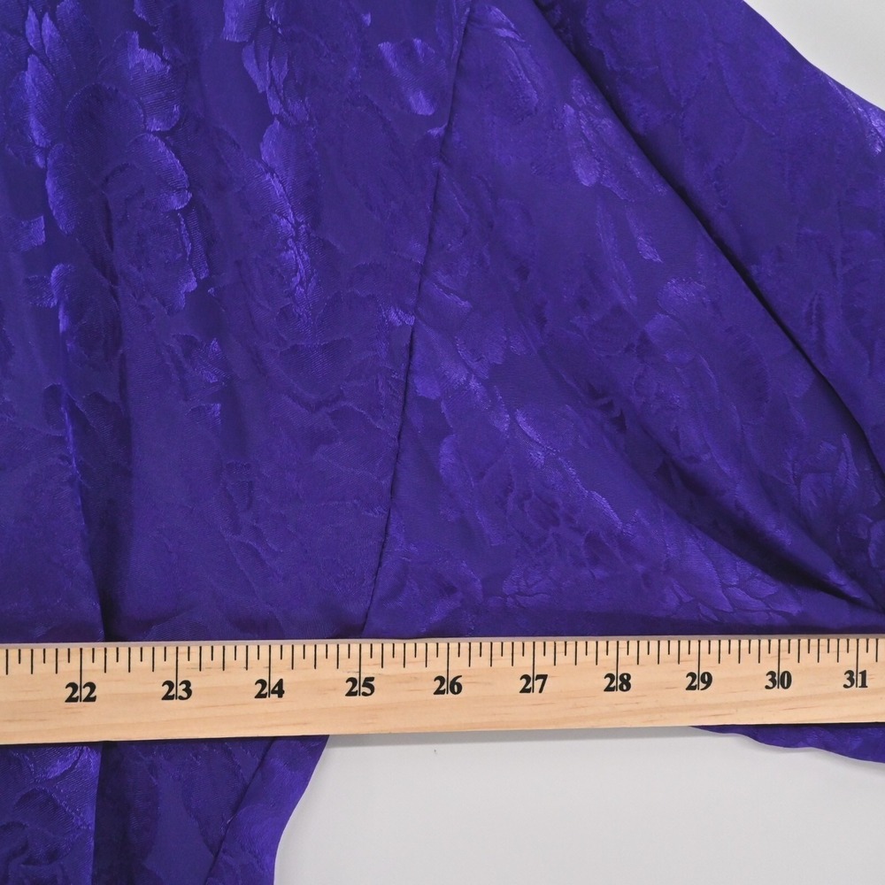 Victorias Secret Gold Label Floral Robe Womens Size OS Purple Vintage Y2K Kimono - Picture 4 of 15